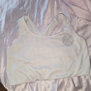 Nike White Sports Bra